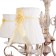 Lurator "Laurent" 5x40W E14 white+gold 61x61x90 cm Bayerlux
