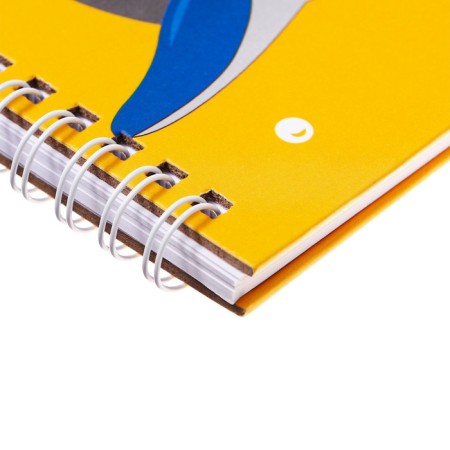 Gift notebook, 45 sheets, line, on the castle, on the crest, shark (17.8x13cm)-3