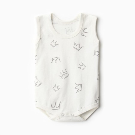 Body Bloom Baby Crown without sleeves, p. 68 cm, milk