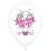 Shar Latex 12 “We have a girl”, pastel, 2-sided, set 25 pcs., Mix