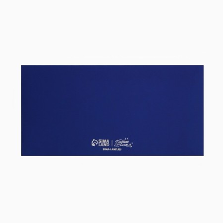 Gift envelope “Happy New Year!”, Blue bow, software, embossing, 19 x 9.5 cm, New Year-4