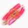 Hair crab with textile decor "Magic Year", 6 x 3.8 x 3.2 cm