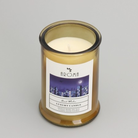Aromatic candle in the bank "Fresh Gardenes", 40 hours, 95 gr, in the box-4