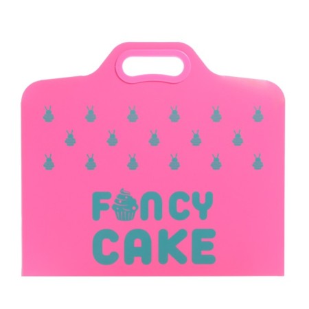 Folder with handles plastic A4, 370 x 300 x 110 mm, with a cut handle, Phoenix "Bunny"-2