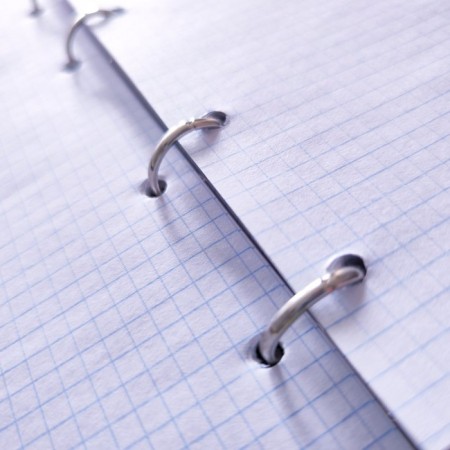 Notebook on rings, 160 sheets in the cage "Chocolate Mood", hard cover, glossy lamination, with a change of block-1