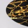 Serving napkin on the table "Marble", d = 38 cm, black color