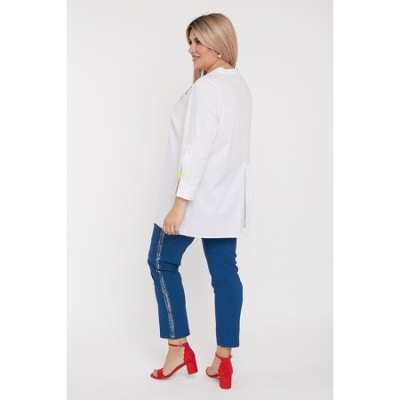 Female shirt, size 52, white color-3