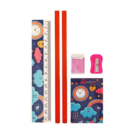 Set of desktop stationery, 6 items, calligrata "sky"-3