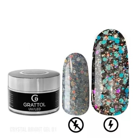 Grattol Crystal Bright No. 01, 15 ml