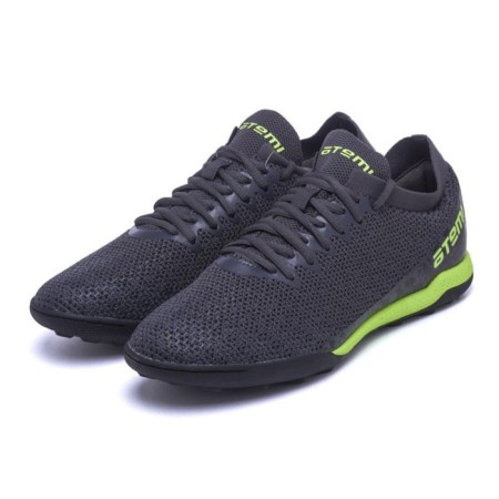 BUTS football ATEMI SBA-003 Turf Junior, Gray/bright Salad, size 38