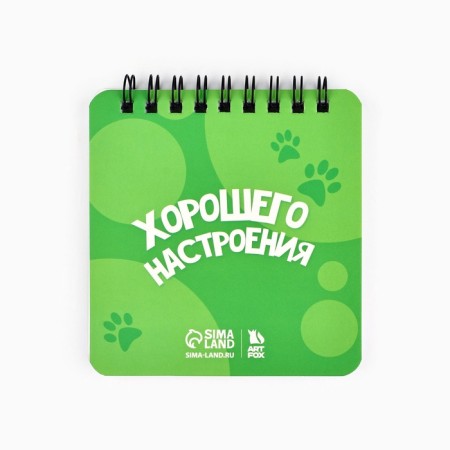Gift set of notebook 48 sheets + handle "Kotik"-4