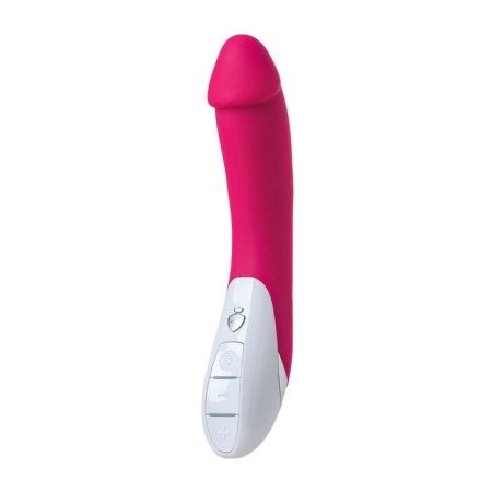 Vibrator Mystim Terrific Truman, silicone, pink color, 27 cm-1