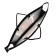 Folder with A4 handles, 340 x 245 x 45 mm, plastic, pens-snuckles, ONICS PT-15 Tiger