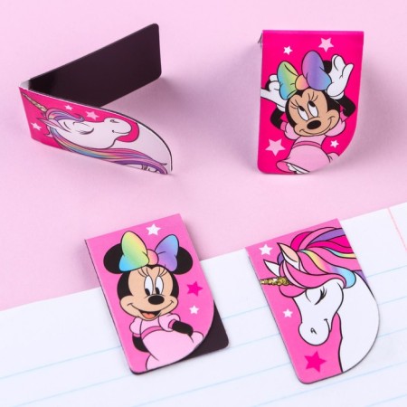 A postcard with magnetic bookmarks "The sweetest!" Unicorn, Minnie Mouse, 4 pcs.-2