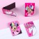A postcard with magnetic bookmarks "The sweetest!" Unicorn, Minnie Mouse, 4 pcs.