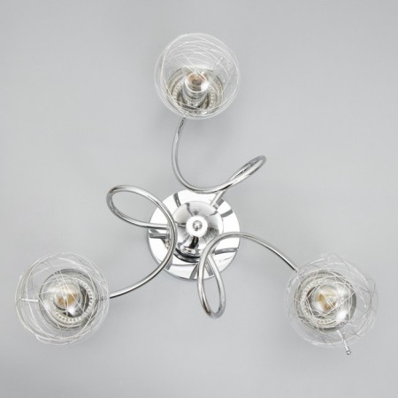 Sunny chandelier 3he27 40W silver 60x60x28 cm Bayerlux-6