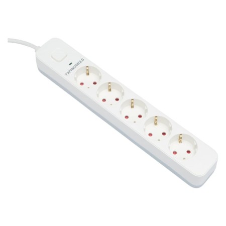 Network filter Garrison 2.0 EPS-5-W-2, 5 P, 10A, 2M, Ur. Protection 2+, White