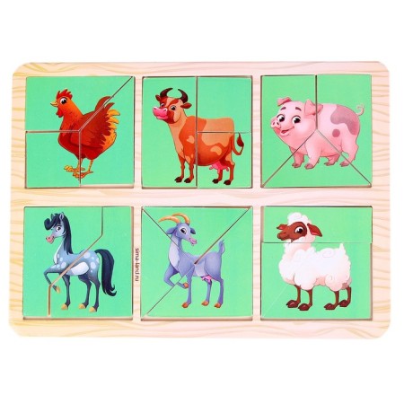 Nikitin squares "Studying farm animals"-3