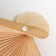Fan Bamboo, Textile H = 21 cm "Monocet" in the box, orange