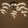 Causteen with PDD "Sania" 5xled 100W 3000-6000k Dimmer, chrome 57x57x24 cm Bayerlux