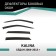 Defly window deflectors for Lada Kalina, 2004-2013, sedan