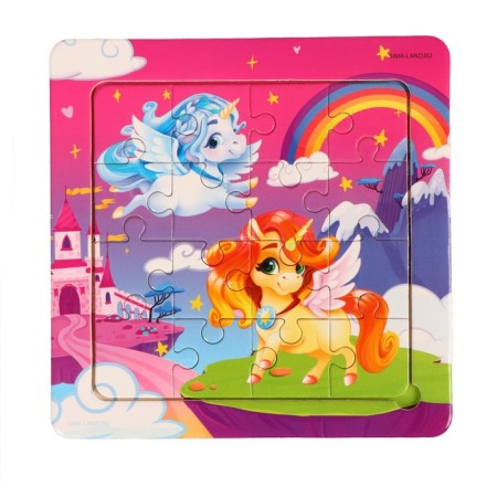 Puzzle "Fairytale World", 14 cm x 14 cm-1