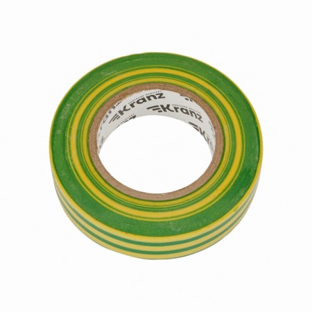 PVC island 0.13x19 mm, 25 m, yellow-green Kranz-3