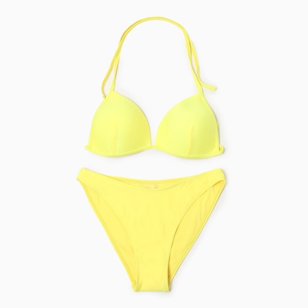 Swimsuit female separate minku color yellow, size 48-6