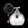 Wall lamp EVOLUCE. Sle106501-01. Gocia. 1x60 W, E27, 13x20 cm, black color, chrome