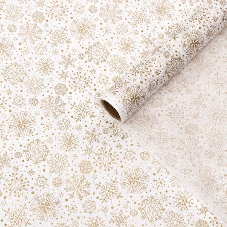 Siliconized paper "snowflakes", gold, for baking, 0.38 x 5 m-1