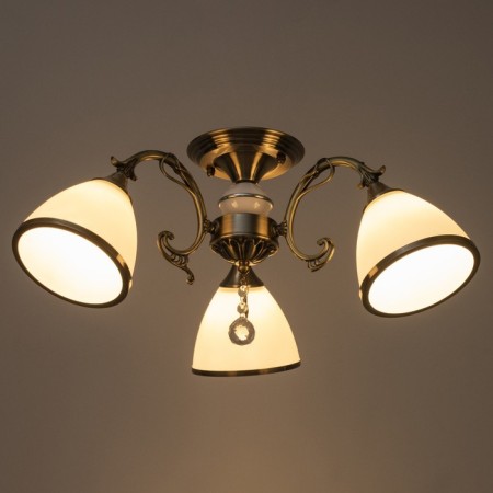 Diego chandelier 3XE27 40W bronze 50x50x28cm-2