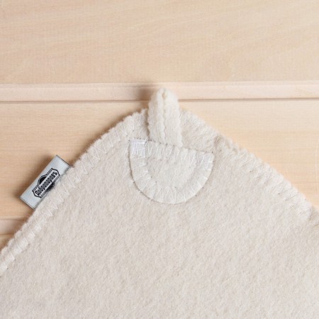 Set for the bath "Queen" hat, rug, mitten-7