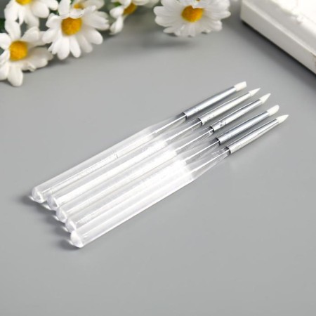 Tools for modeling and giving shape (set of 5 pcs) 13 cm acrylic, rubber-1