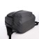 Youth backpack from textiles on lightning, waterproof, 3 pockets, color gray color