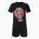 Female home set (T -shirt, shorts), black color/dragon, size 44