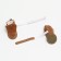 Eleans boots, set 4 pcs, size 5 (sole 6 x 5 cm) brown