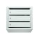 Mailing box multi -sectional, 3 sections, with the back wall, gray, Mix door