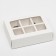Box under 6 sweets with a window, white, 13.7 x 9.85 x 3.85 cm