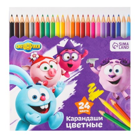 Color pencils, 24 colors, hexagonal, mixes-2