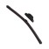 The wiper brush of the Cartage 15/375 mm, frameless, double canvas