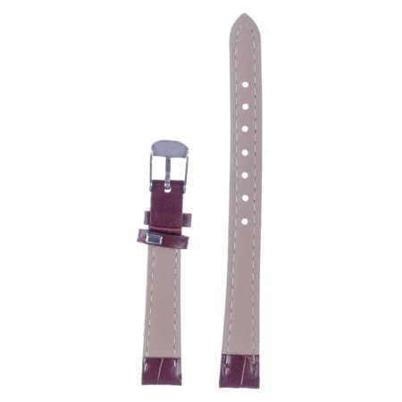 Solomon watch strap, 12 mm, eco-leather, L-19 cm, brown-2