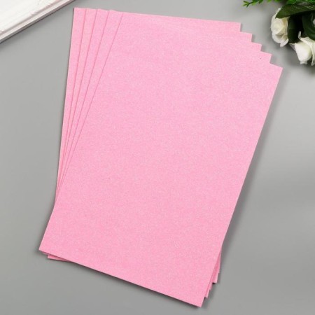 Foamiran "neon shine - pink" 2 mm format A4 (set of 5 sheets)-2