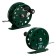 Inertial coil, metal, diameter 5.5 cm, dark green color, 806