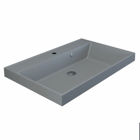 Sink uperwood Classic quartz 70 cm, quartz, gray matte, platinum-5