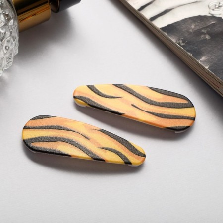 Invisible hair "Paula" (set 2 pcs) stripes, 5 cm-1