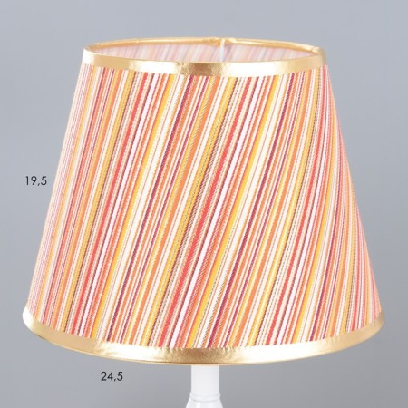 Hell lamp "Laij" E27 40W white-red 25x25x38 cm Risalux-3