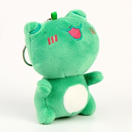 Soft toy "Frog" on the key fob, 11 cm, color mix-2