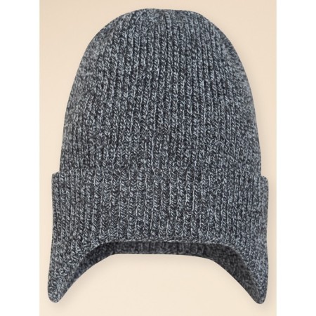 Children's hat, size 48-50, dark gray color-3