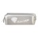 Penal is soft, 1 department, 55 x 195 x 60 mm, voluminous, artificial leather, with a window, nylon, Phoenix "Diamond" Gray 61313