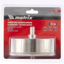 Diamond drill Matrix, according to porcelain tiles, 120 x 67 mm, 3rd shank